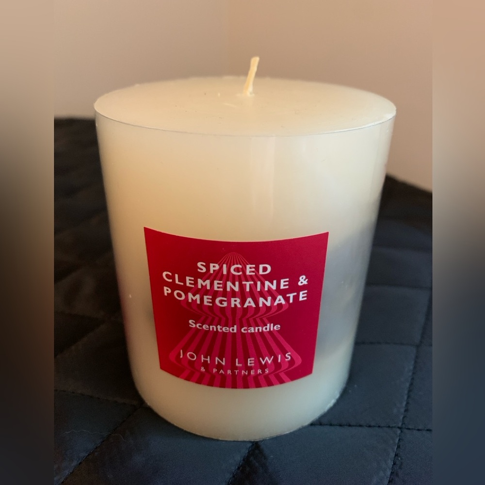 John Lewis Spiced Clementine & Pomegranate Candle